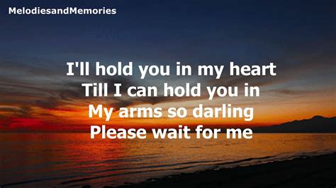 hold u in my arms lyrics